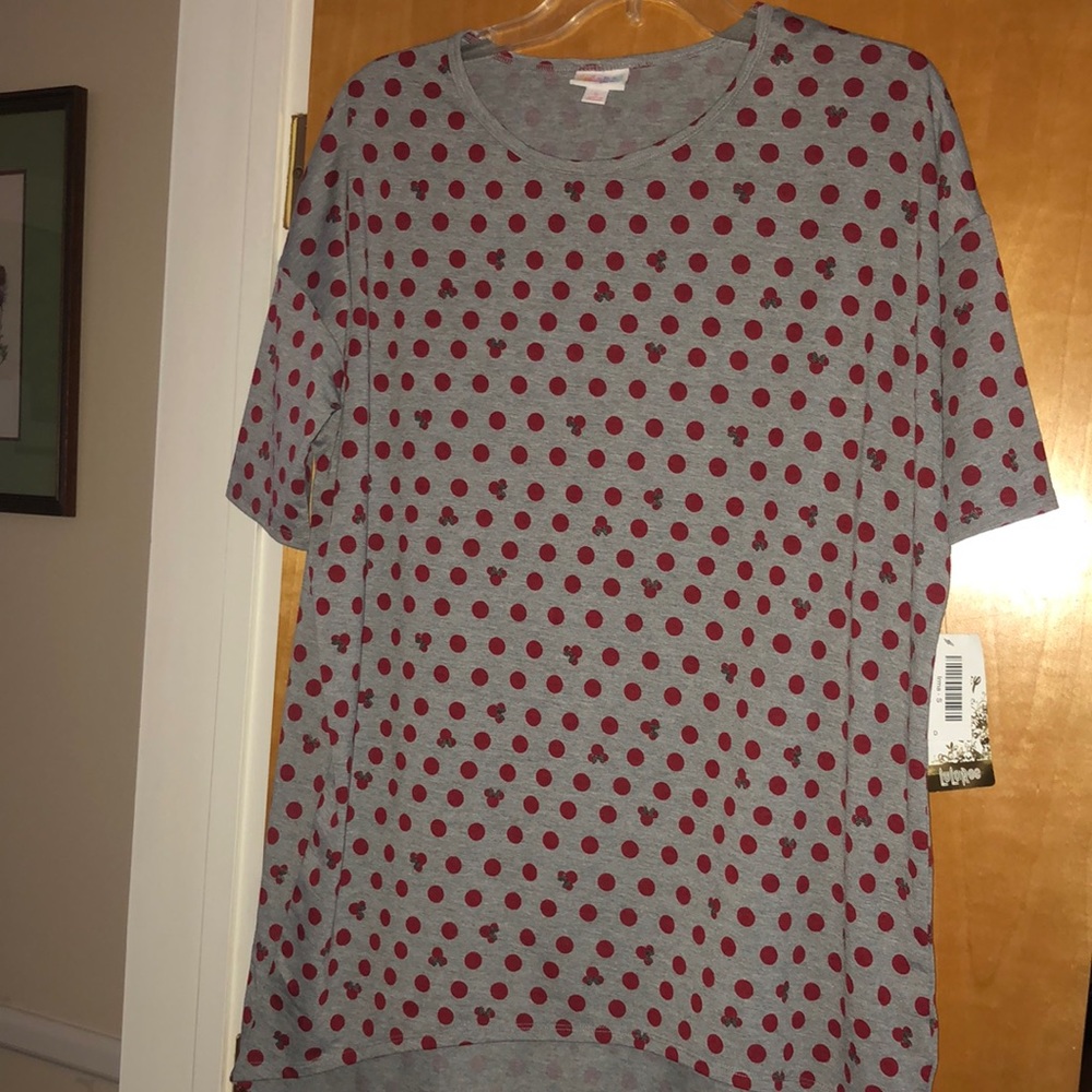 LULAROE IRMA TUNIC TOP,NWT,MINNIE MOUSE,DISNEY